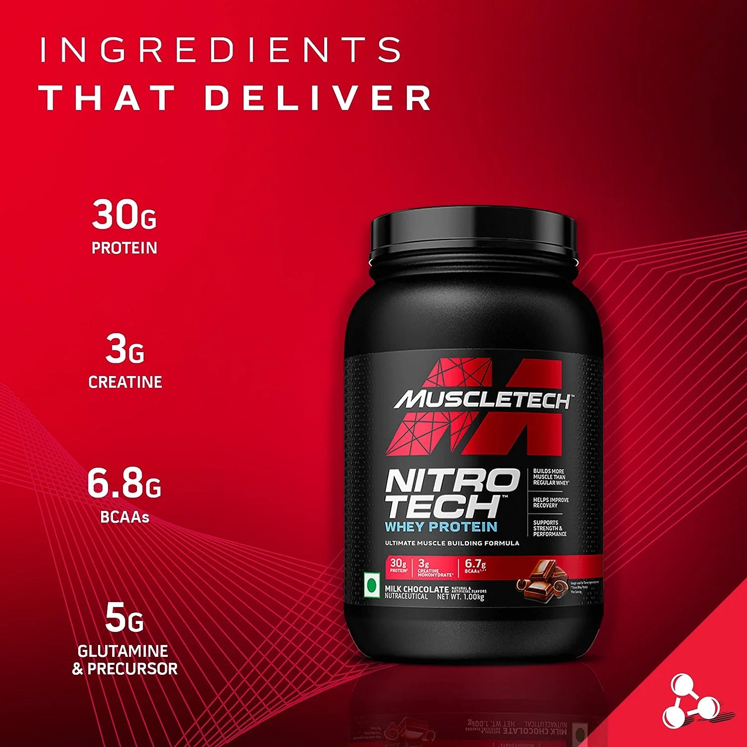 MuscleTech Nitro Tech Whey Protein - Image 36