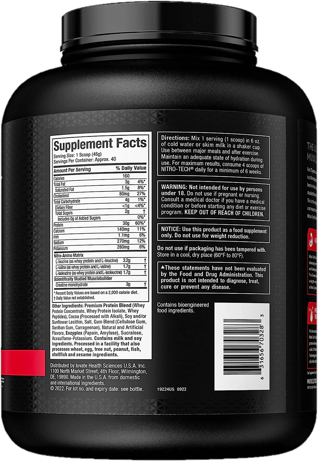 MuscleTech Nitro Tech Whey Protein - Image 4