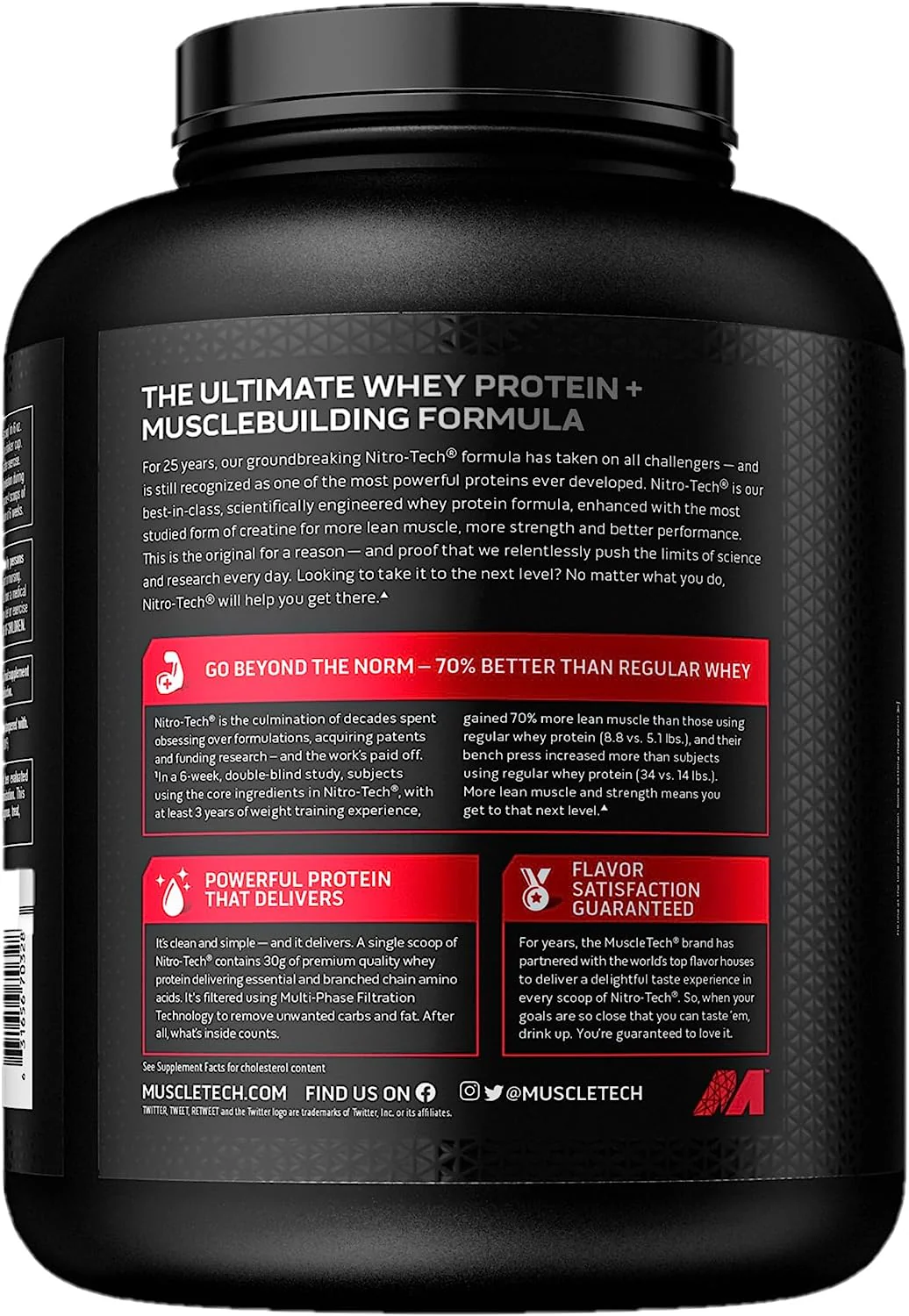 MuscleTech Nitro Tech Whey Protein - Image 5