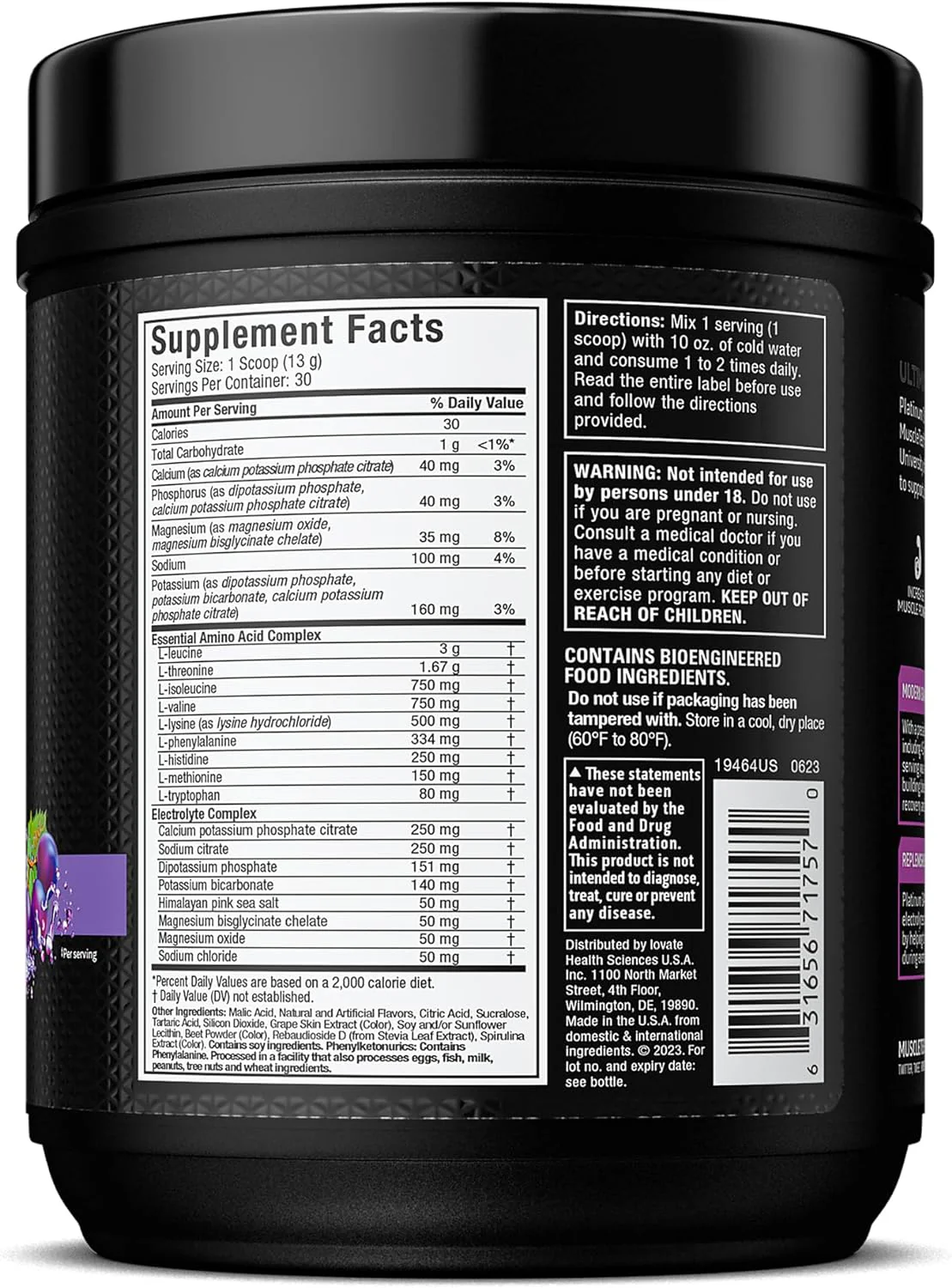 MuscleTech  Platinum 100% EAA+ - Image 8
