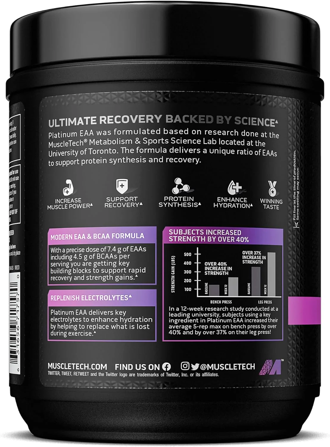 MuscleTech  Platinum 100% EAA+ - Image 9