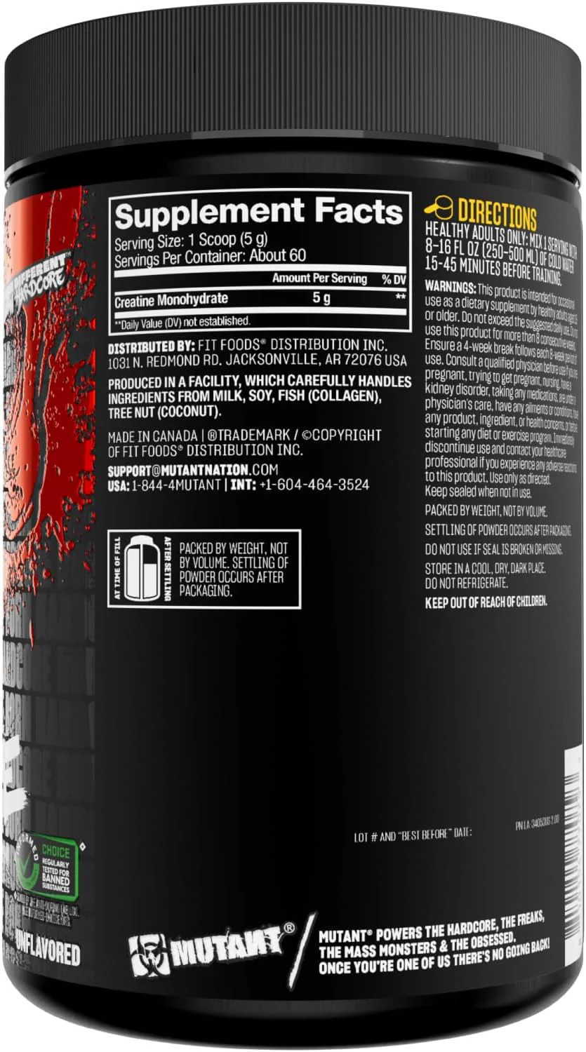 Mutant 100% Pure Creatine Monohydrate - Image 3