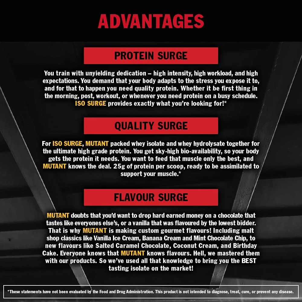 Mutant ISO Surge Whey Protein - Image 11