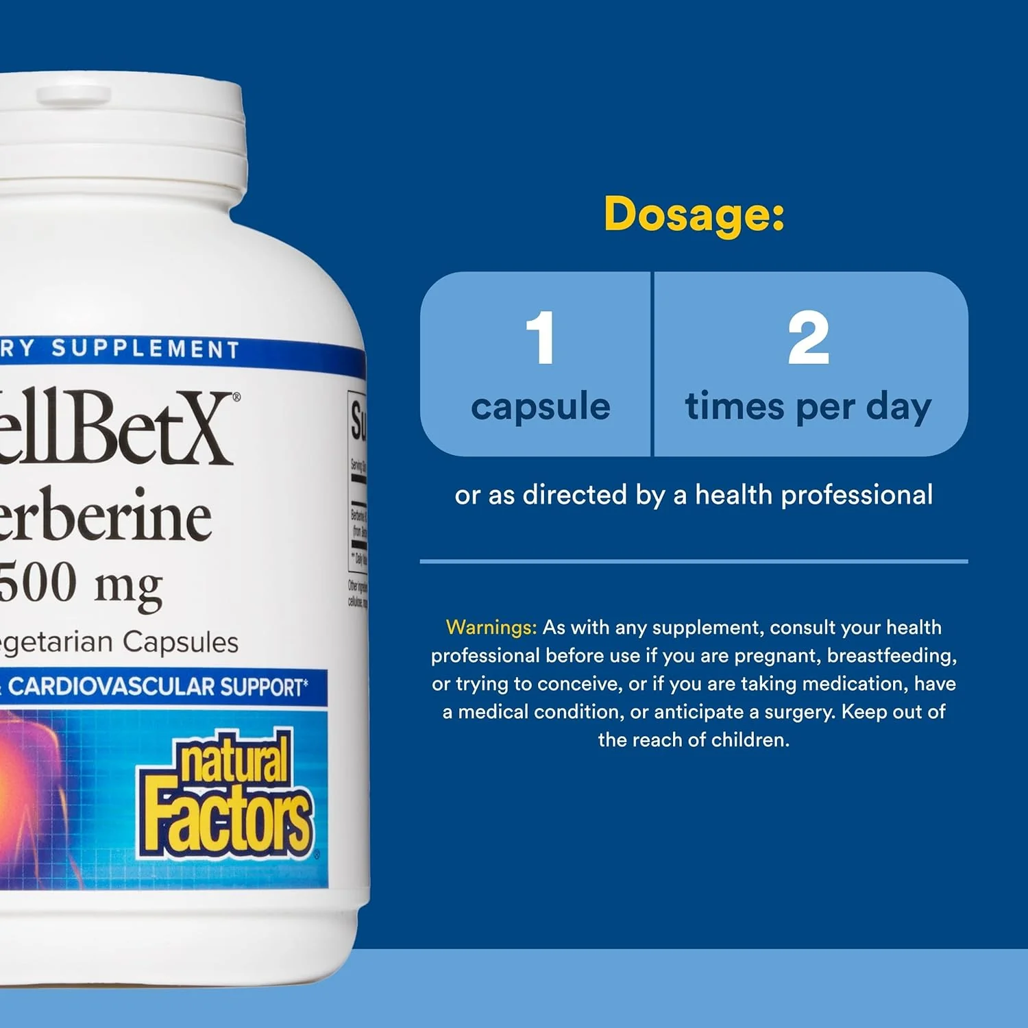Natural Factors WellBetX Berberine - Image 2