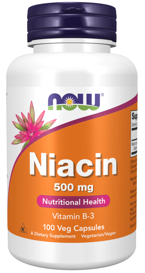 NOW Foods Niacin Vitamin B-3 500 mg