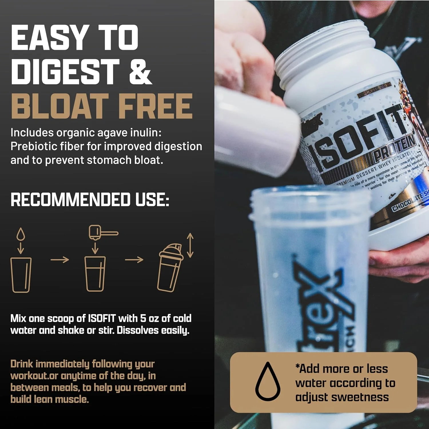 Nutrex IsoFit Whey Isolate Protein - Image 5