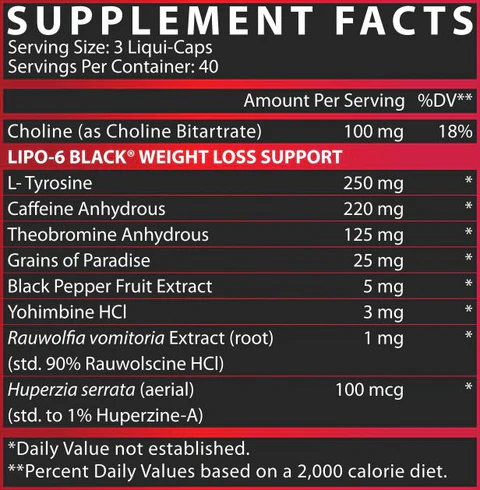 Nutrex Lipo-6 BLACK - Image 4