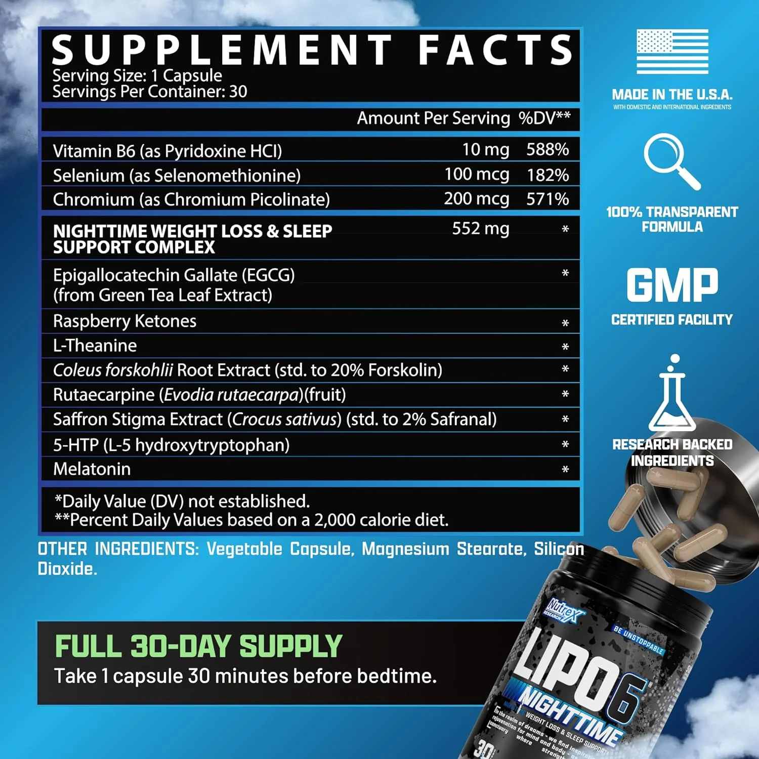 Nutrex Lipo-6 Nighttime - Image 5