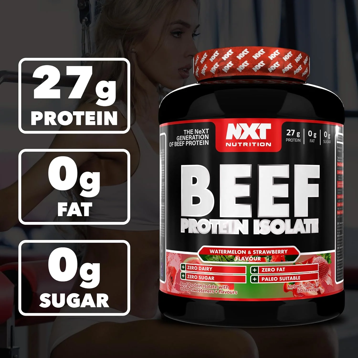 NXT Nutrition Beef Protein Isolate Powder - Image 11