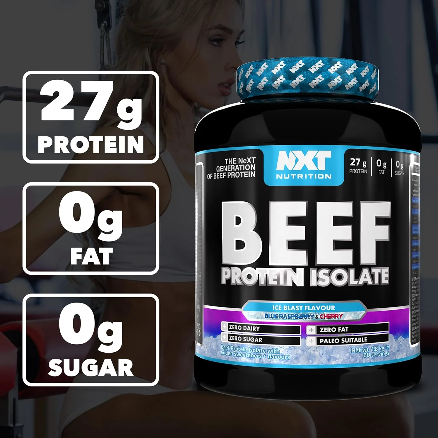 NXT Nutrition Beef Protein Isolate Powder - Image 17
