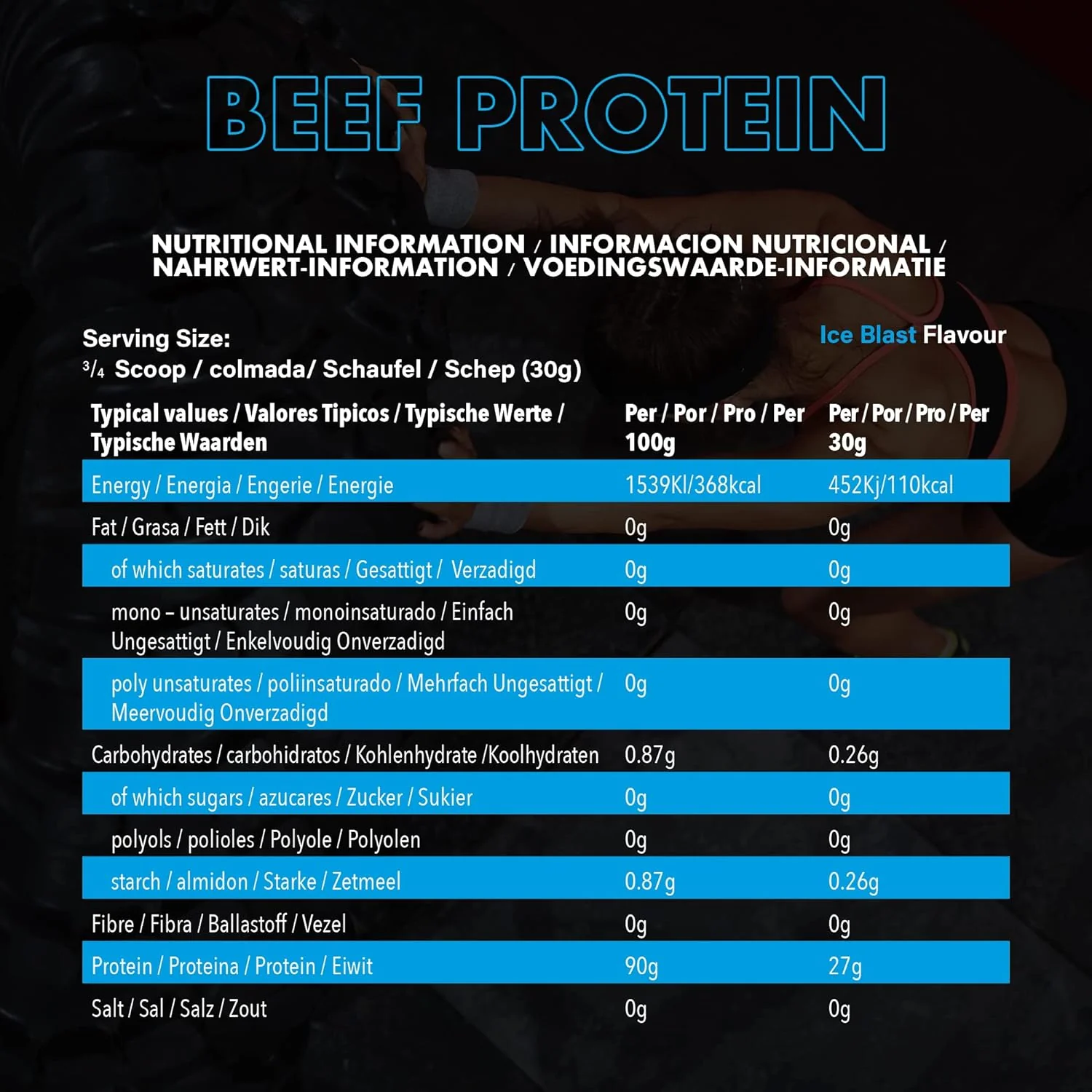 NXT Nutrition Beef Protein Isolate Powder - Image 18