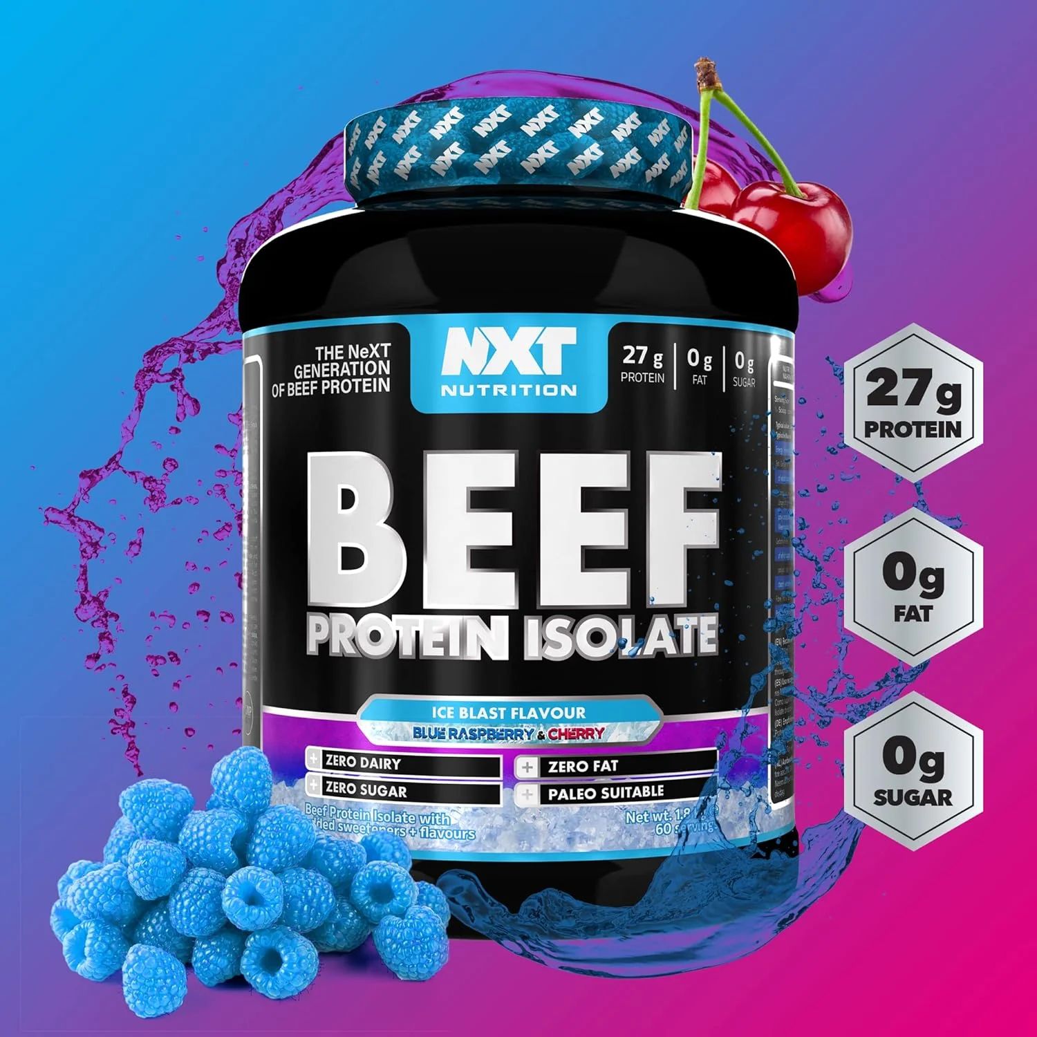 NXT Nutrition Beef Protein Isolate Powder - Image 19