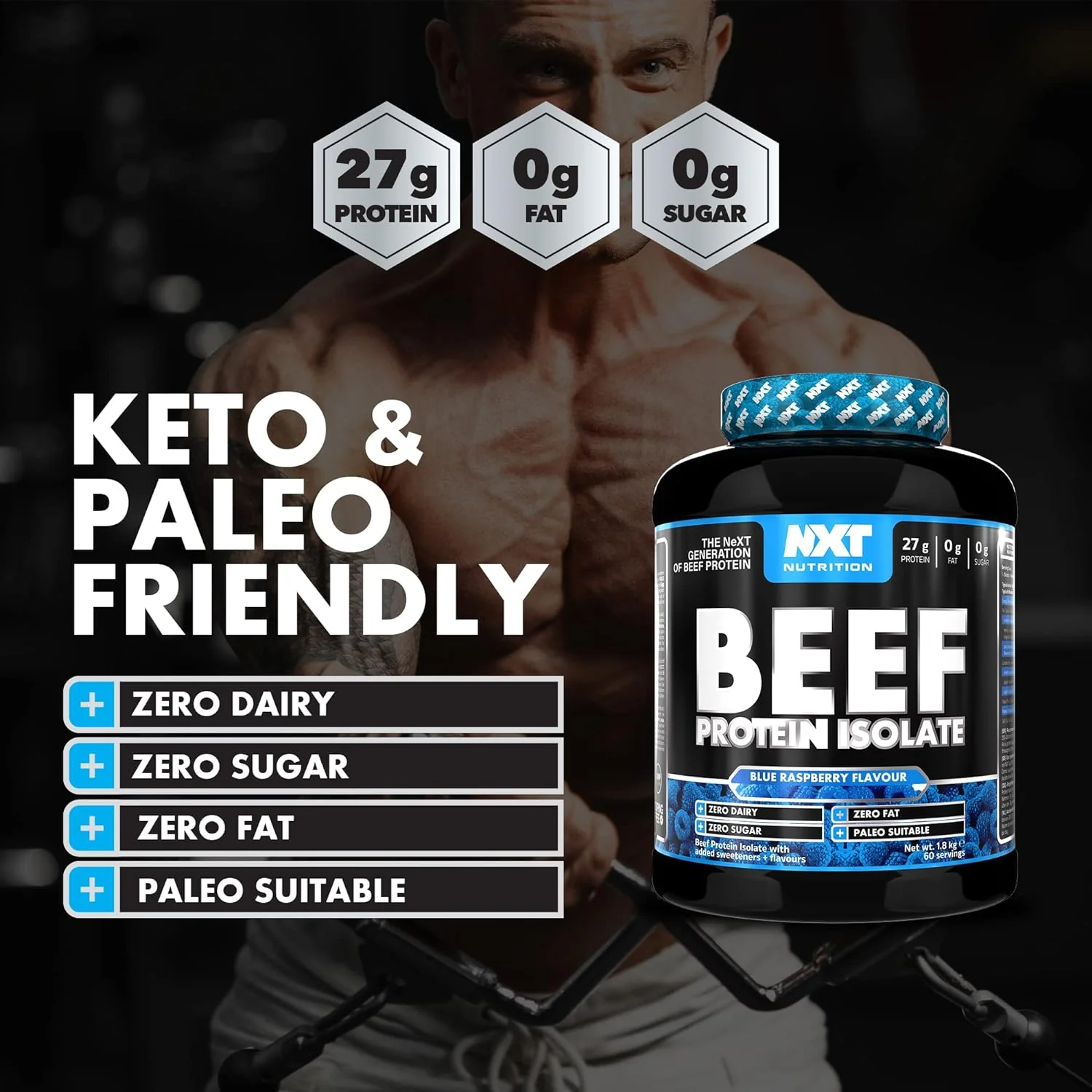 NXT Nutrition Beef Protein Isolate Powder - Image 22