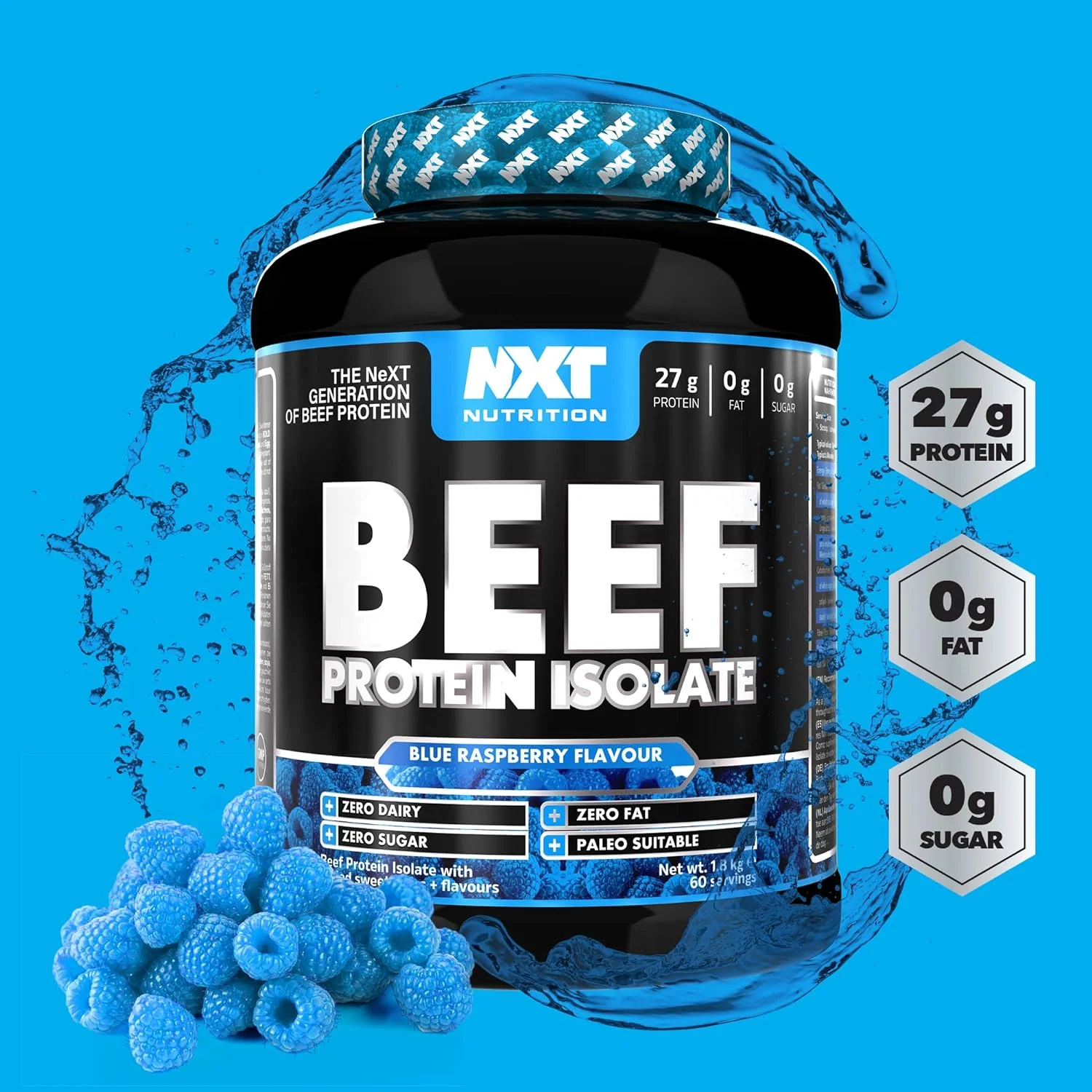 NXT Nutrition Beef Protein Isolate Powder - Image 25