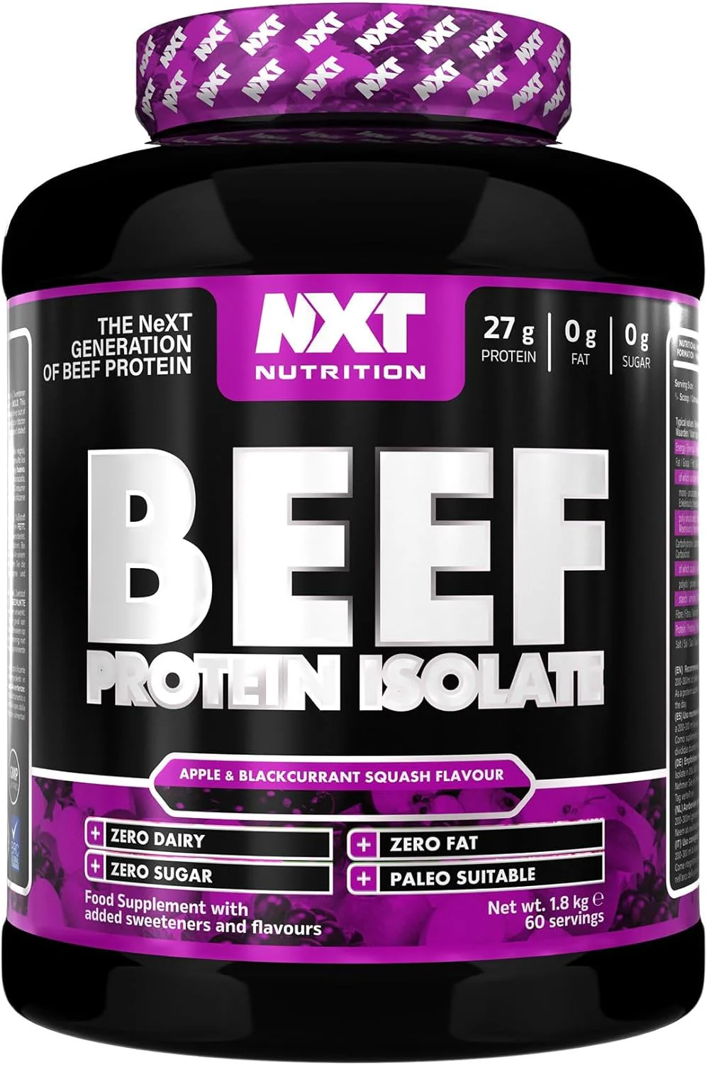 NXT Nutrition Beef Protein Isolate Powder - Image 27