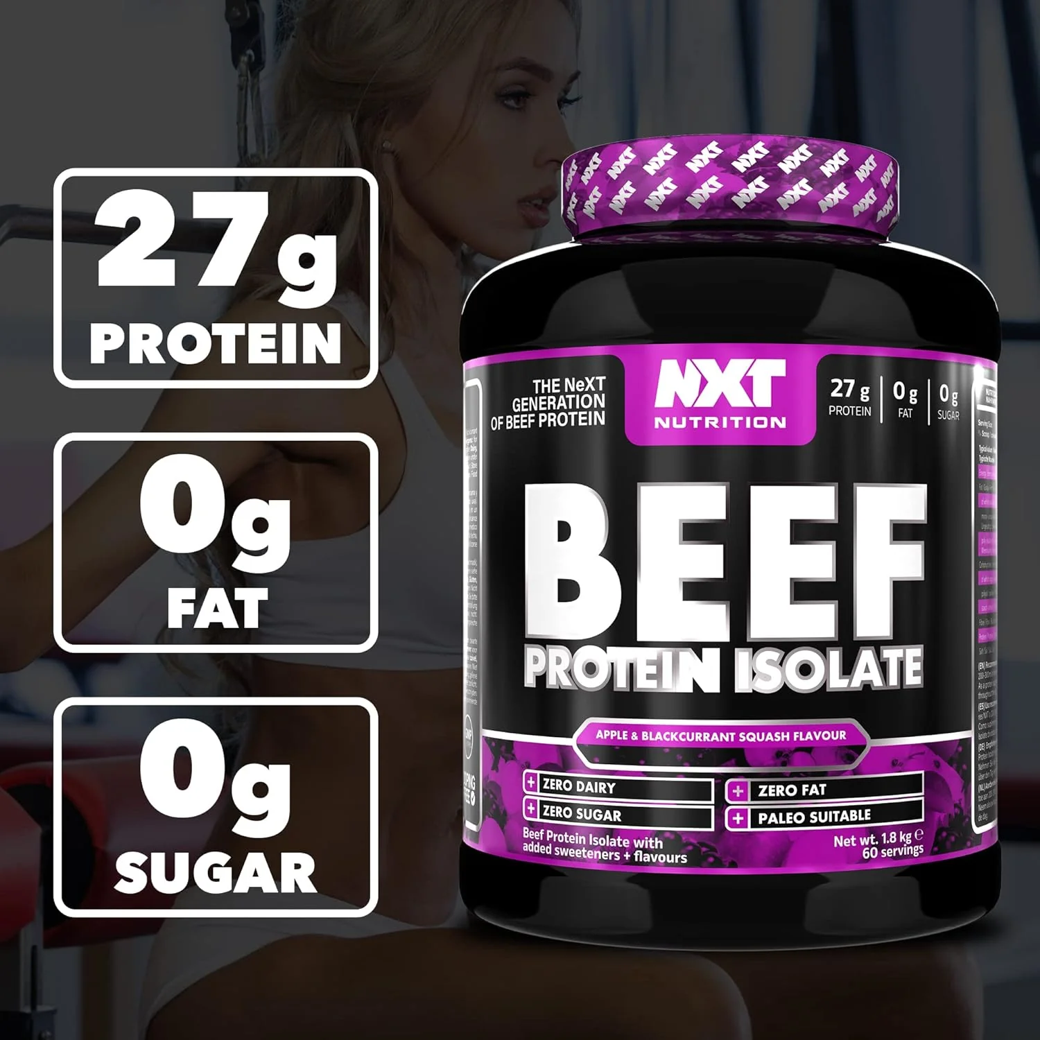 NXT Nutrition Beef Protein Isolate Powder - Image 29