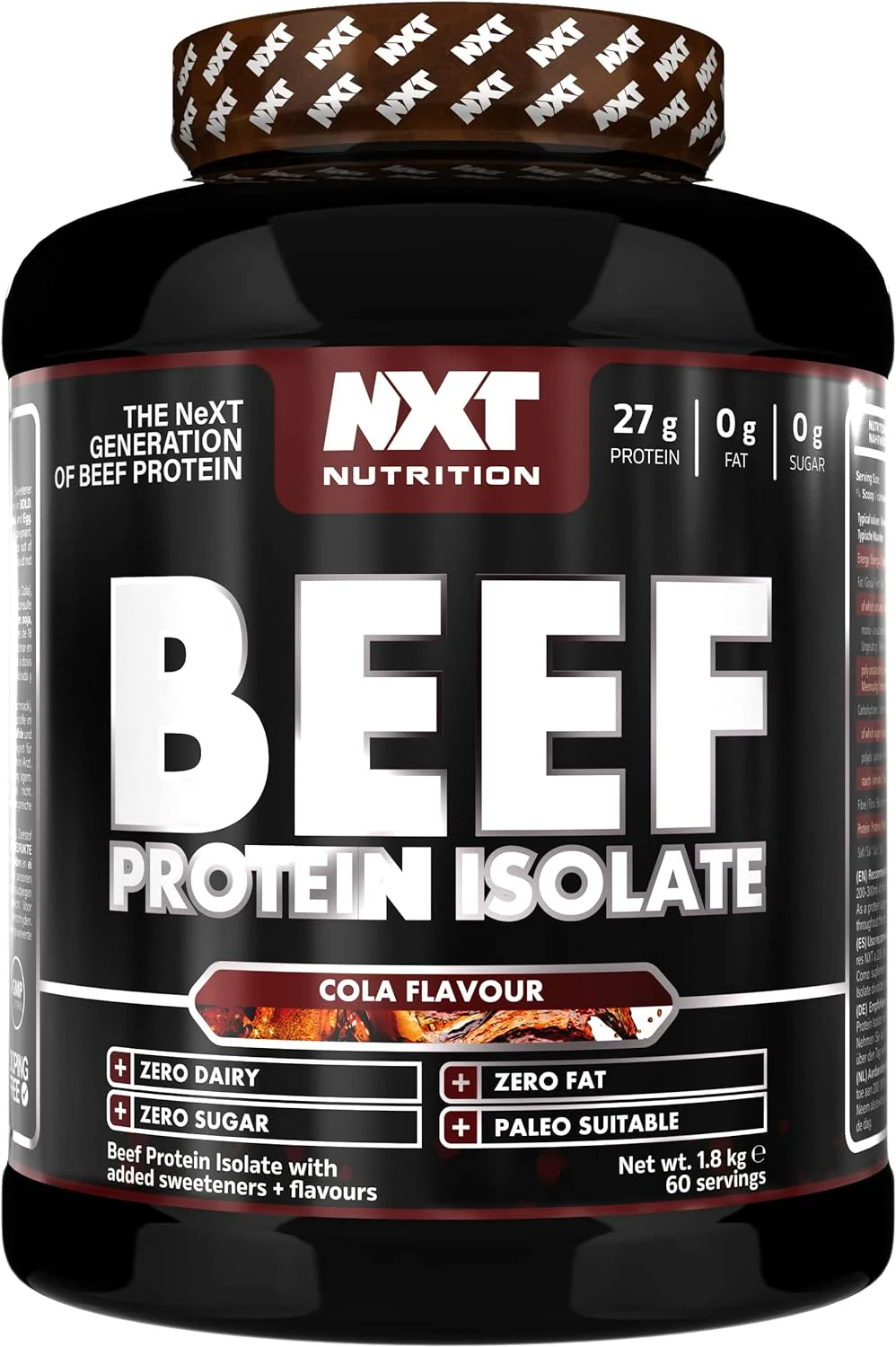 NXT Nutrition Beef Protein Isolate Powder - Image 3