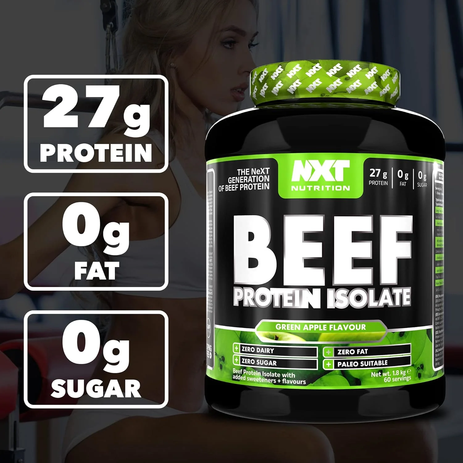 NXT Nutrition Beef Protein Isolate Powder - Image 35