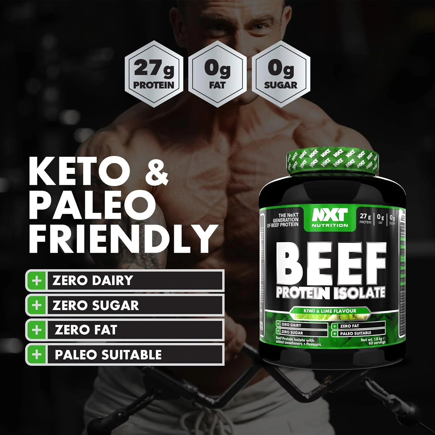 NXT Nutrition Beef Protein Isolate Powder - Image 40
