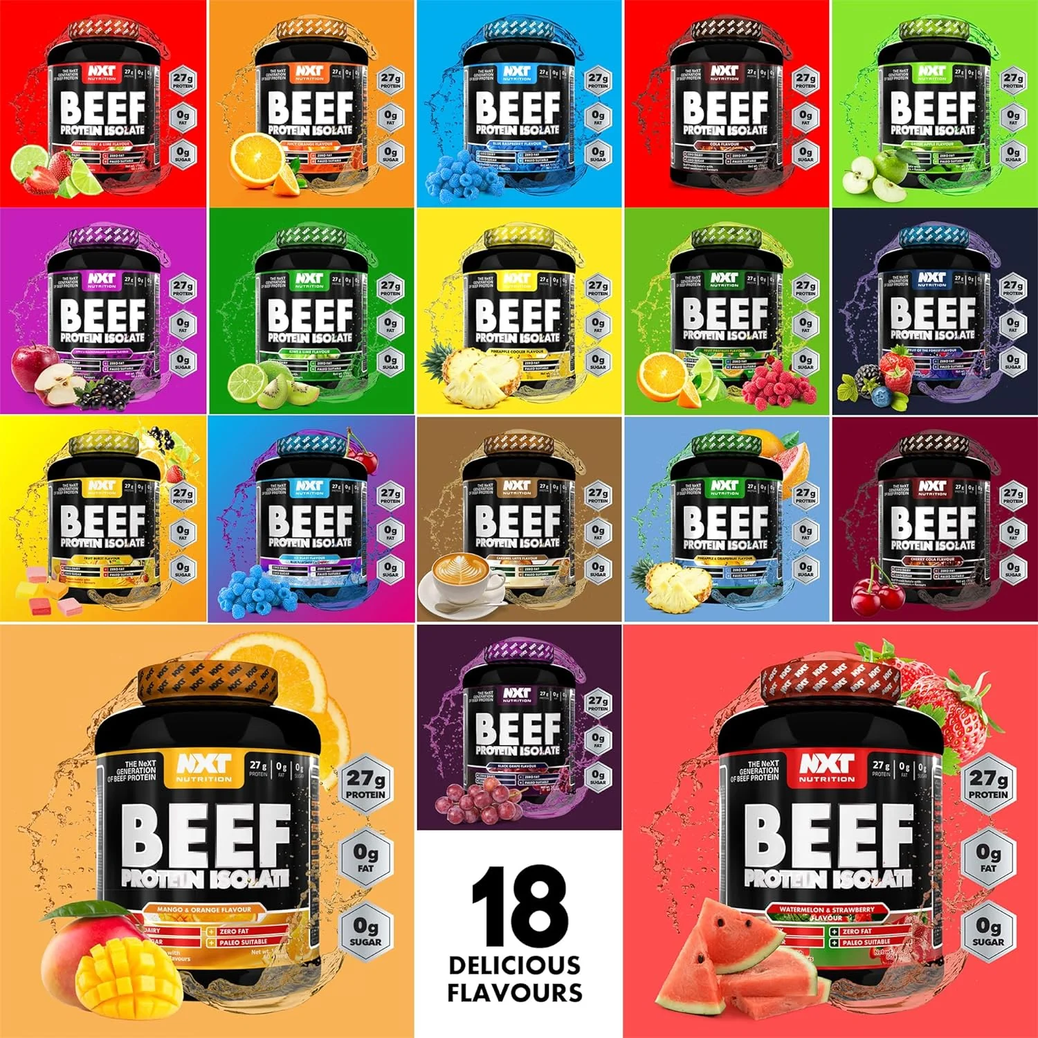 NXT Nutrition Beef Protein Isolate Powder - Image 44