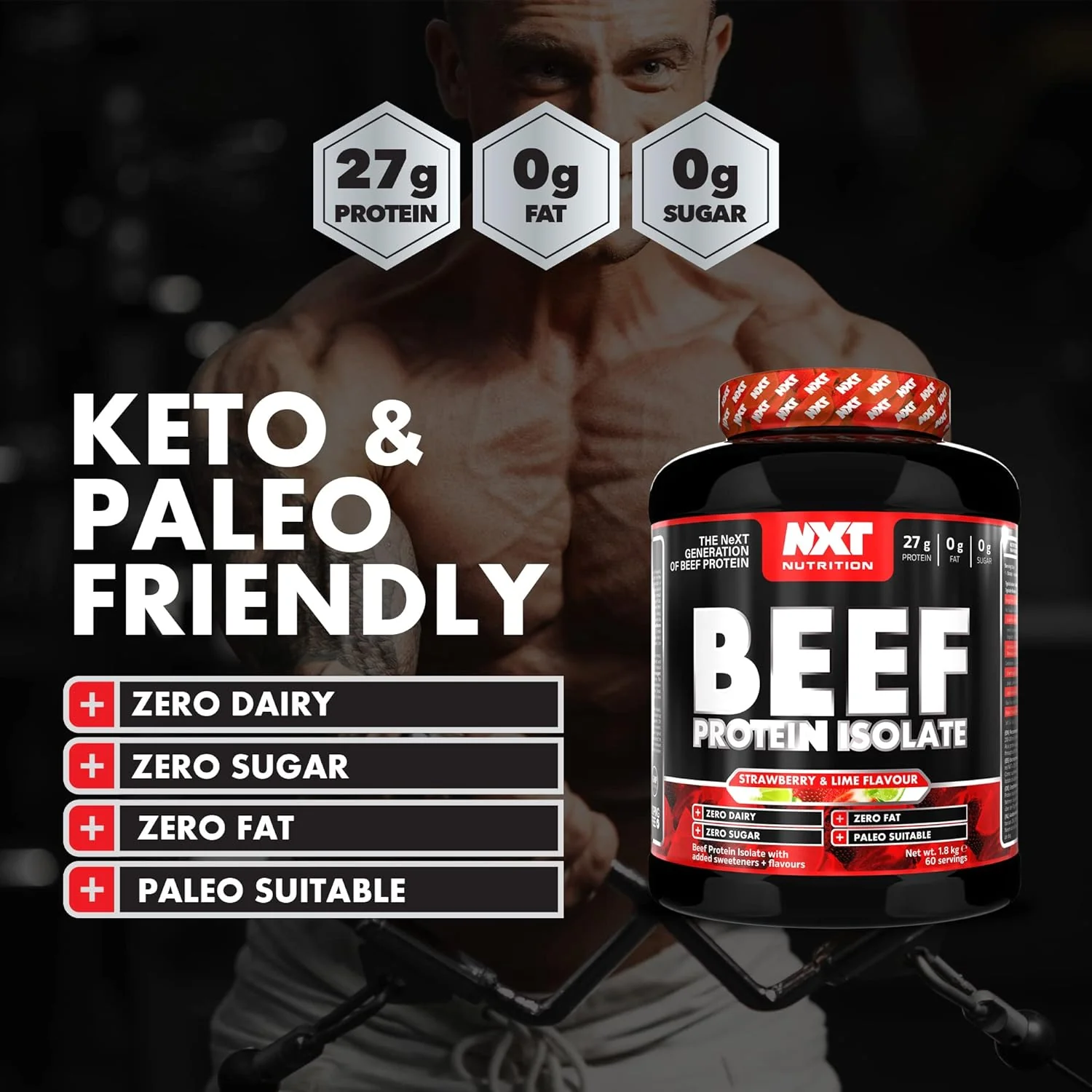 NXT Nutrition Beef Protein Isolate Powder - Image 46