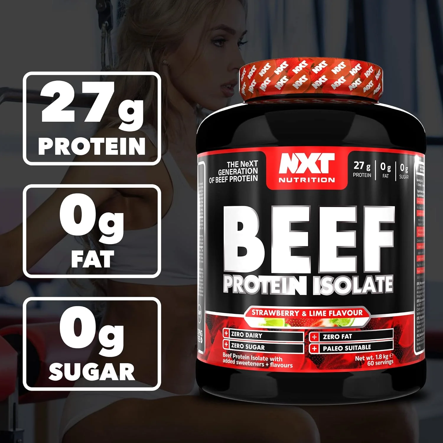 NXT Nutrition Beef Protein Isolate Powder - Image 47