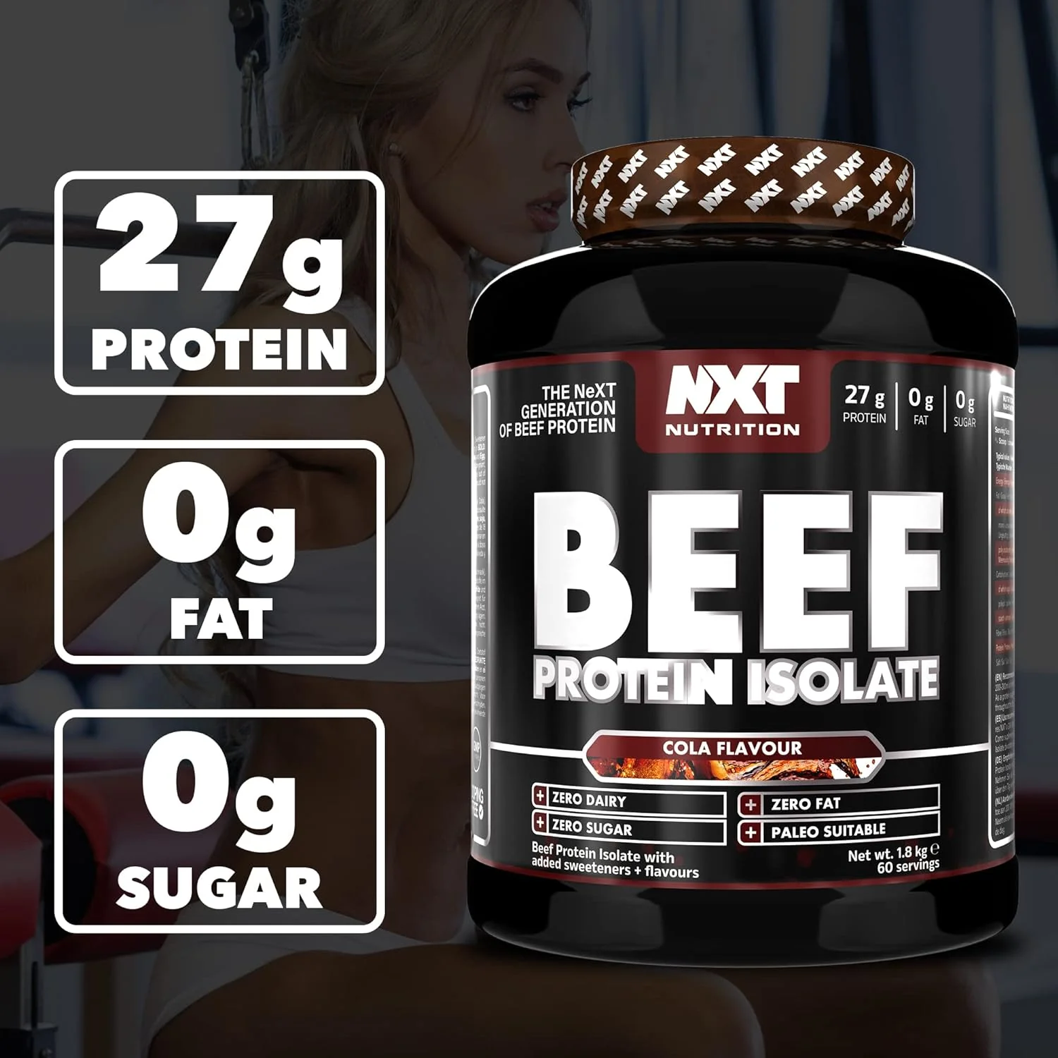 NXT Nutrition Beef Protein Isolate Powder - Image 5