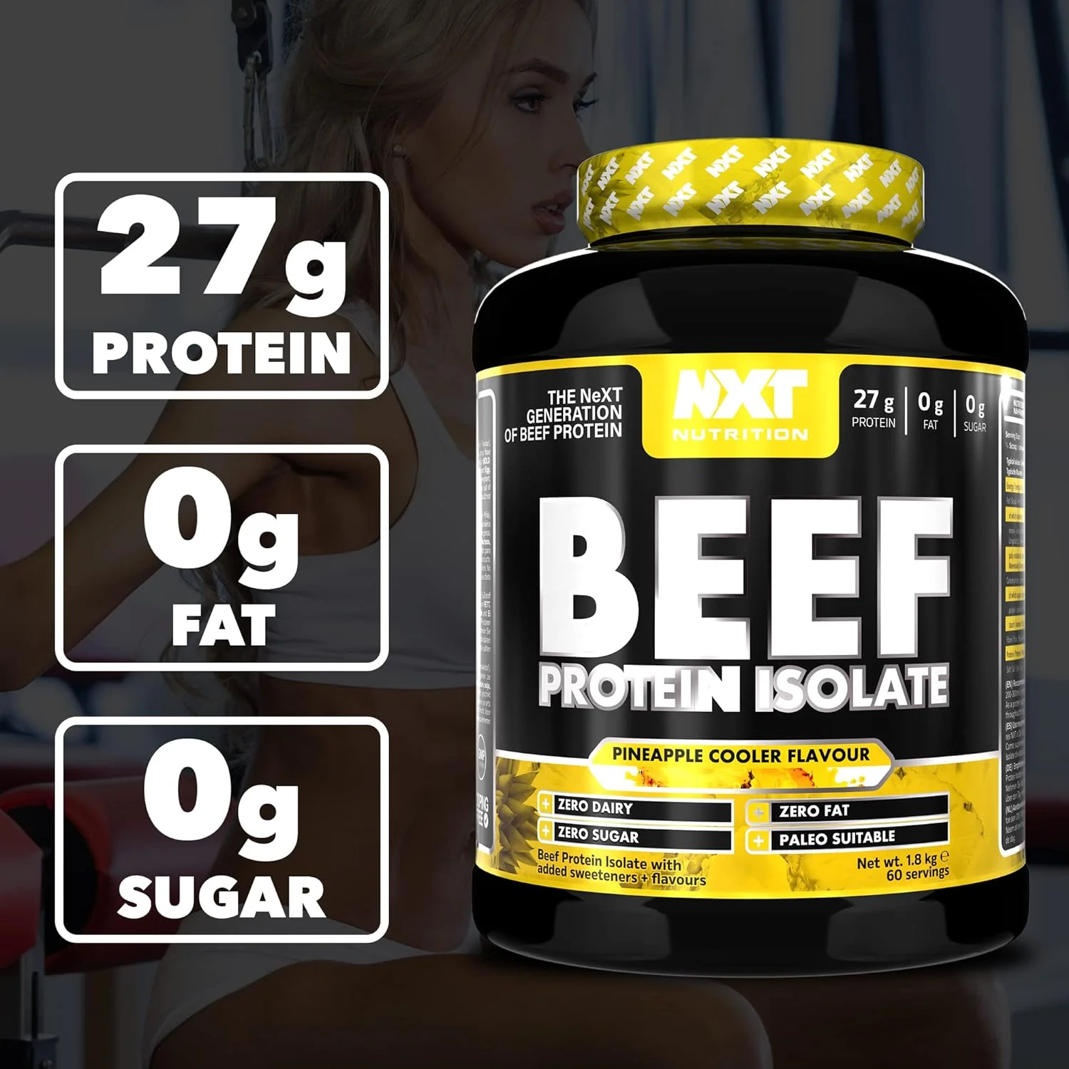 NXT Nutrition Beef Protein Isolate Powder - Image 53