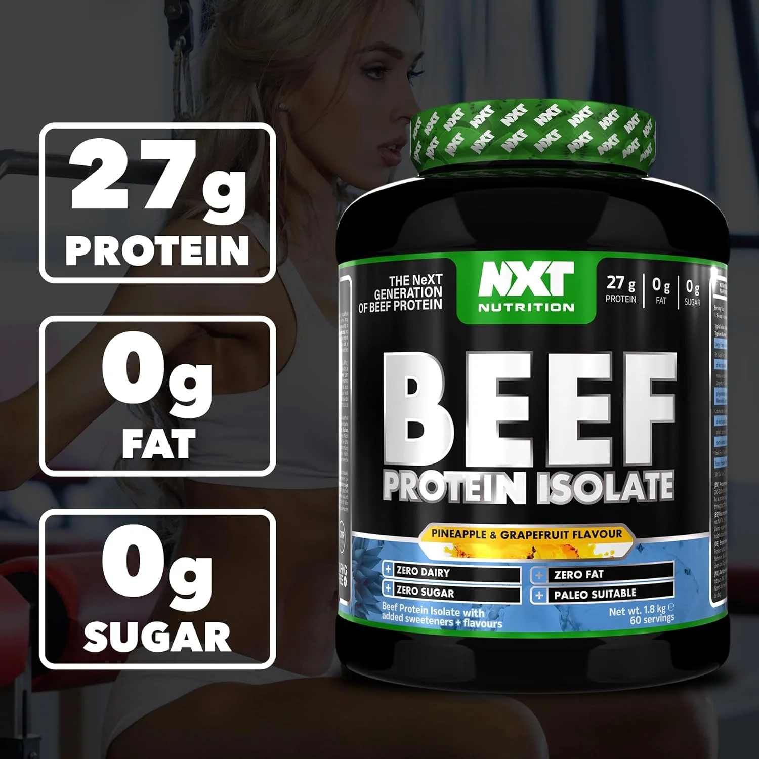 NXT Nutrition Beef Protein Isolate Powder - Image 59