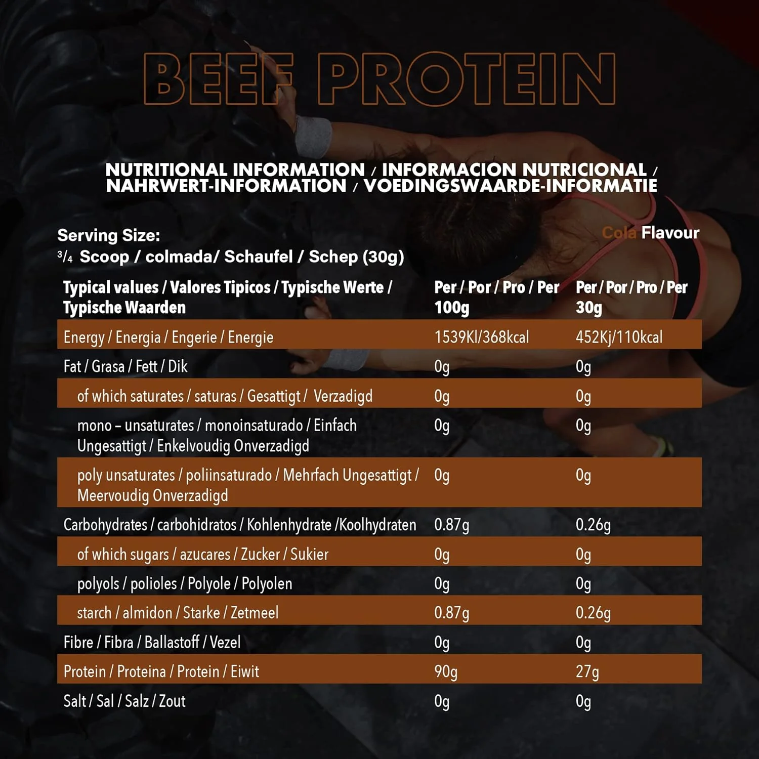 NXT Nutrition Beef Protein Isolate Powder - Image 6