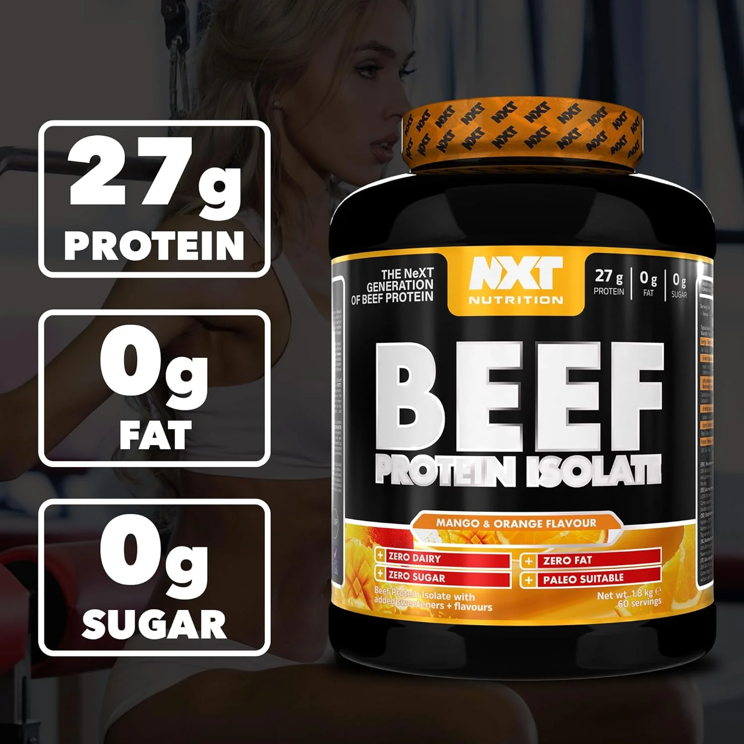 NXT Nutrition Beef Protein Isolate Powder - Image 65