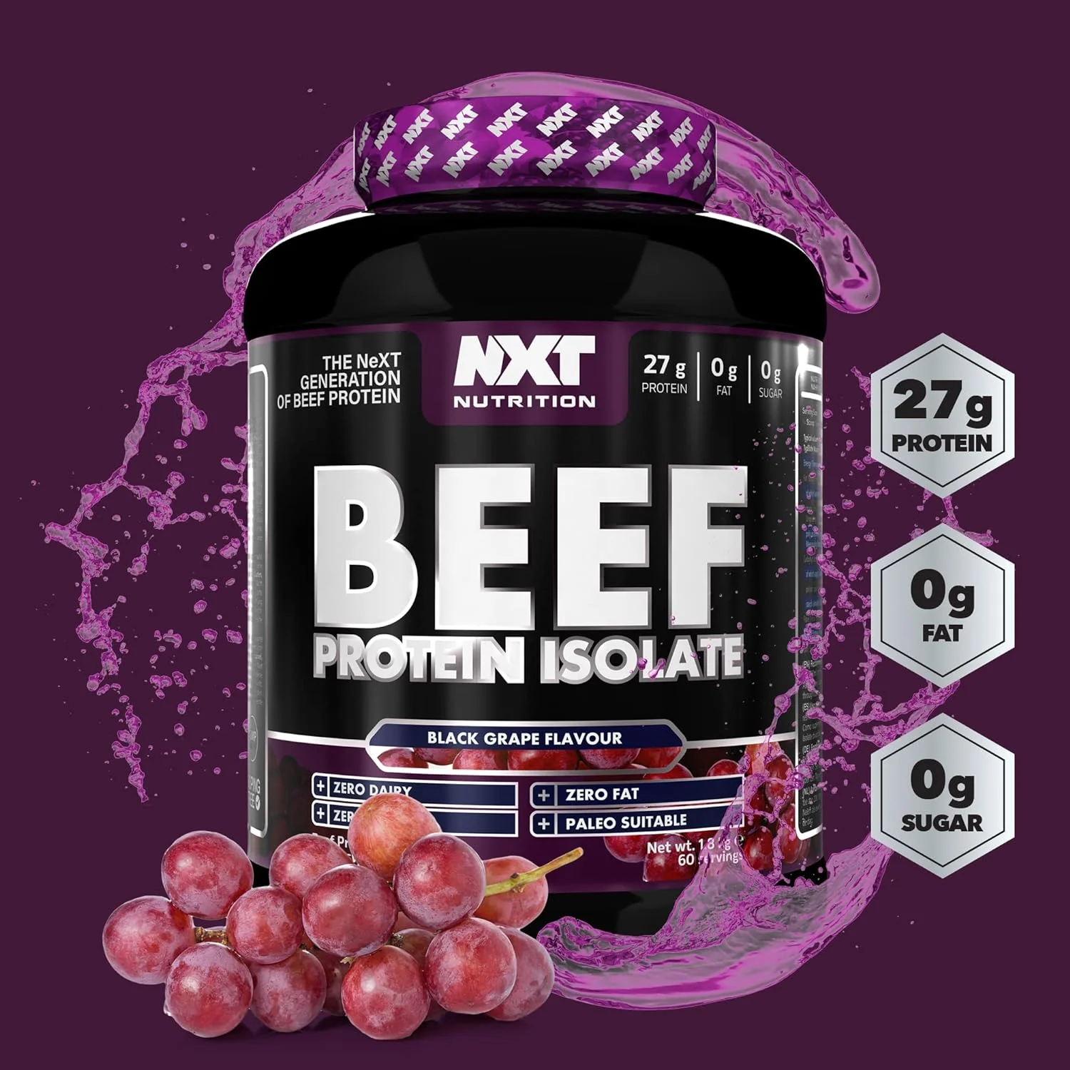 NXT Nutrition Beef Protein Isolate Powder - Image 73