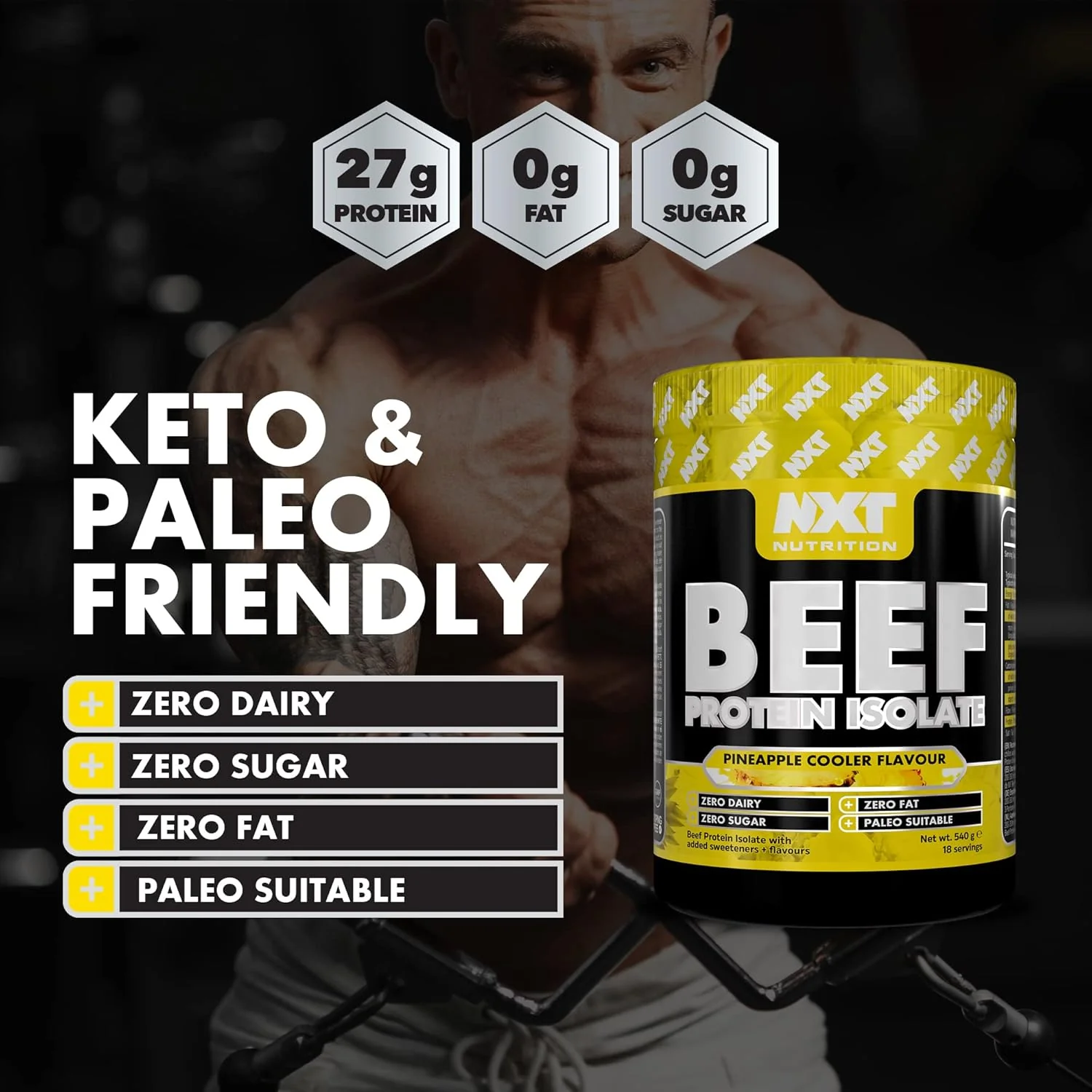 NXT Nutrition Beef Protein Isolate Powder - Image 76