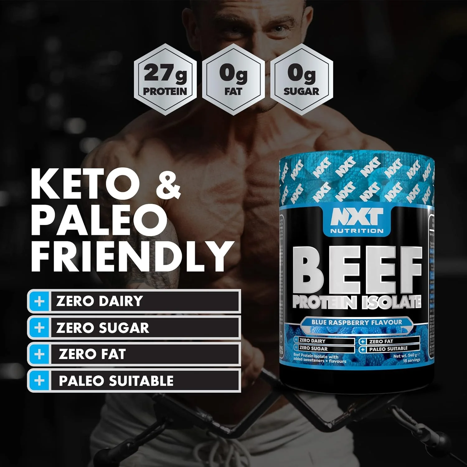 NXT Nutrition Beef Protein Isolate Powder - Image 82