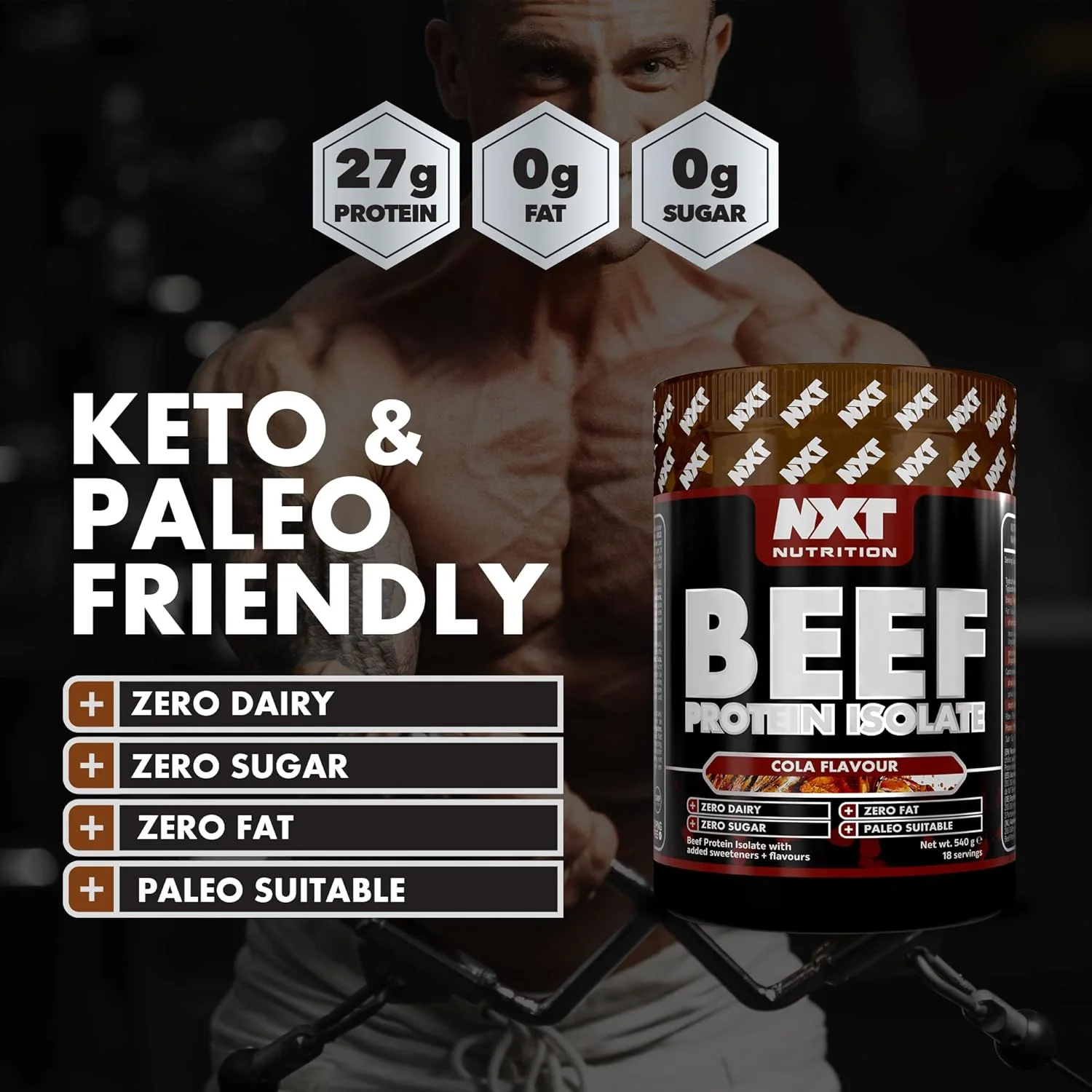 NXT Nutrition Beef Protein Isolate Powder - Image 88