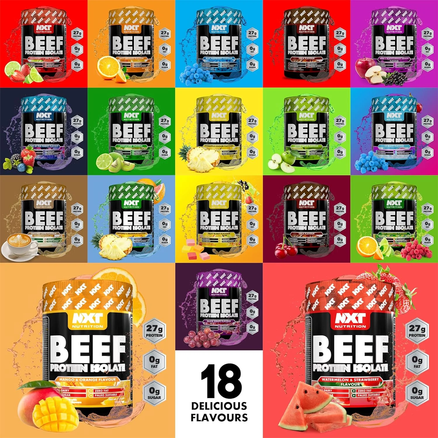NXT Nutrition Beef Protein Isolate Powder - Image 95