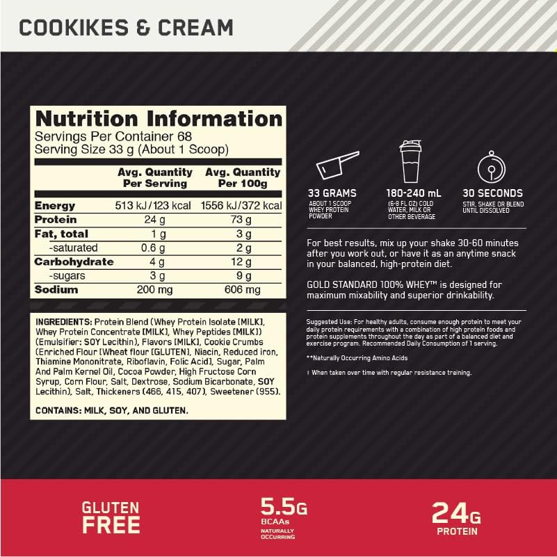 Optimum Gold Standard 100% Whey - Image 106