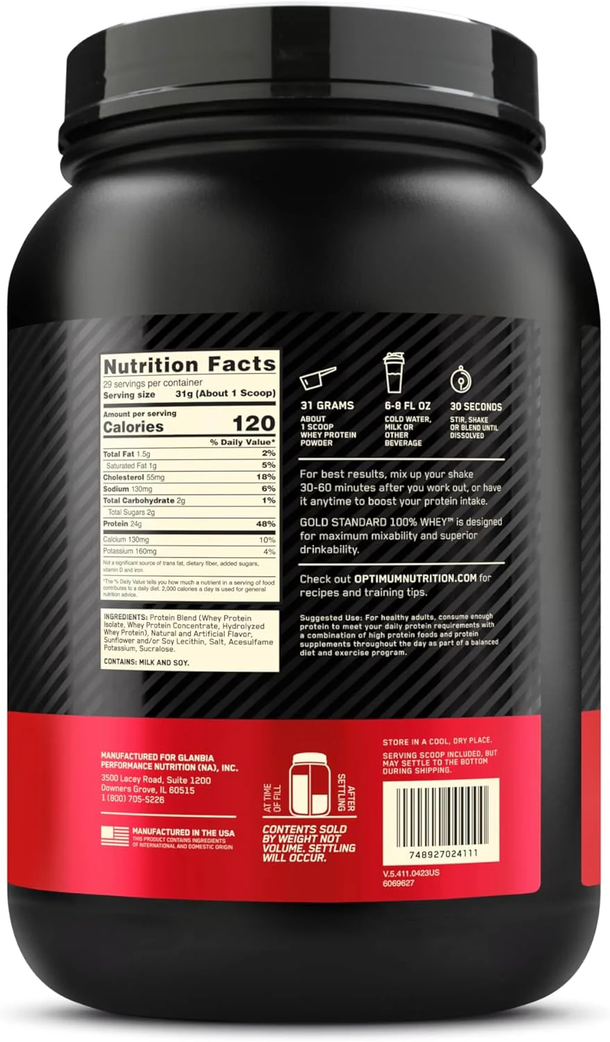 Optimum Gold Standard 100% Whey - Image 111