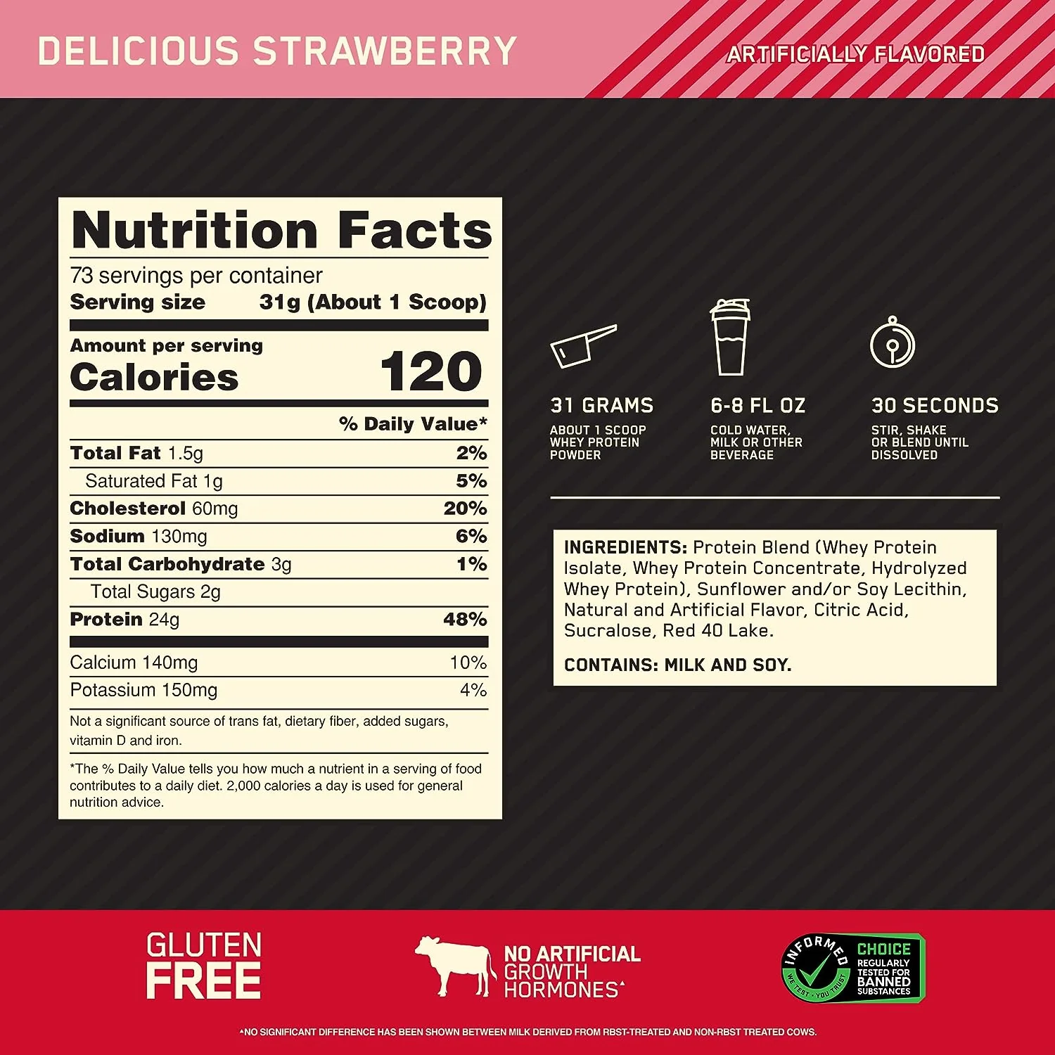 Optimum Gold Standard 100% Whey - Image 16