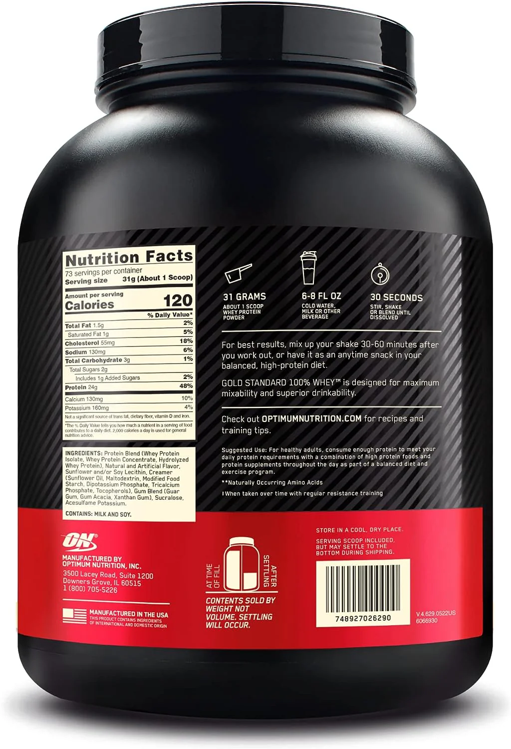 Optimum Gold Standard 100% Whey - Image 21