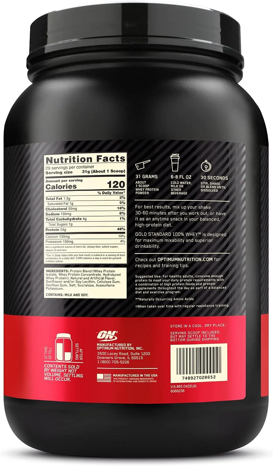 Optimum Gold Standard 100% Whey - Image 35