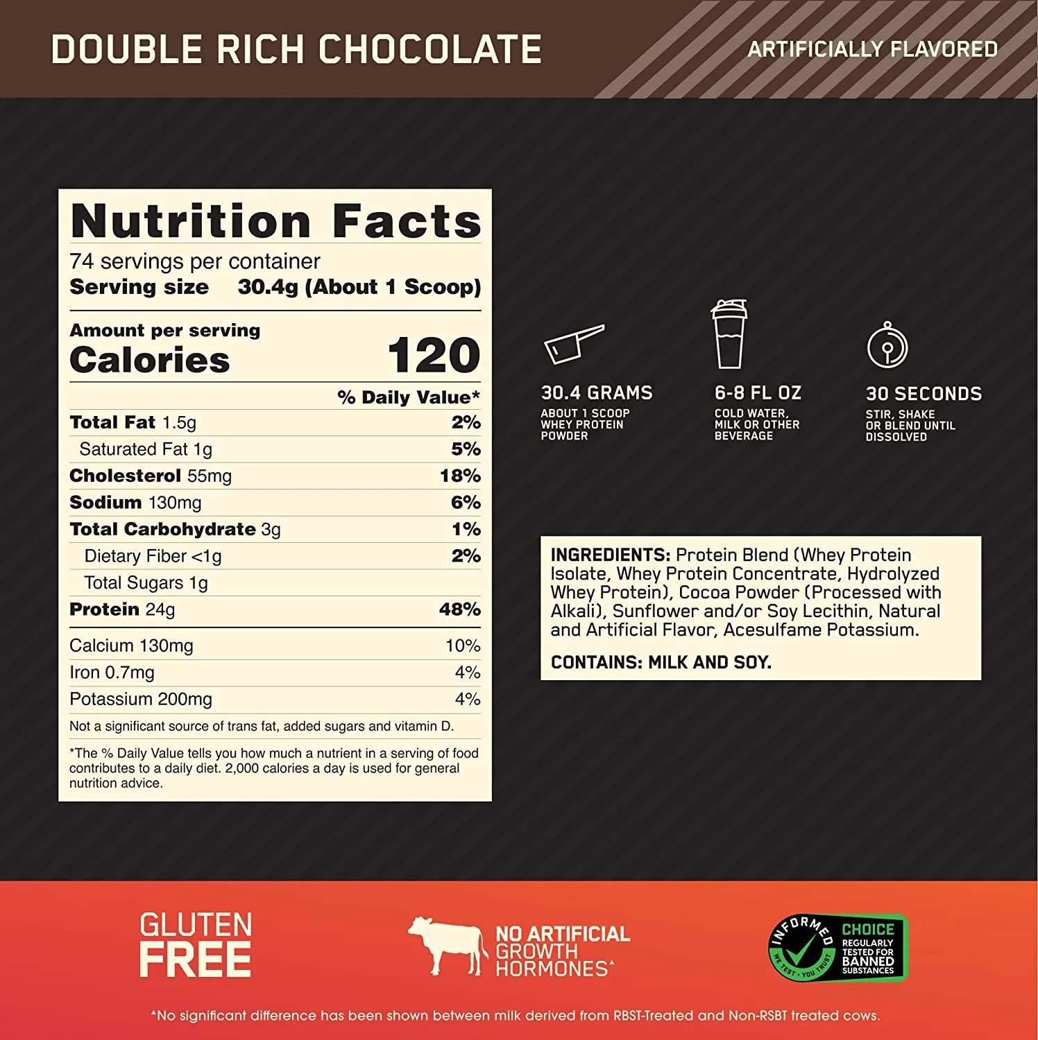 Optimum Gold Standard 100% Whey - Image 4