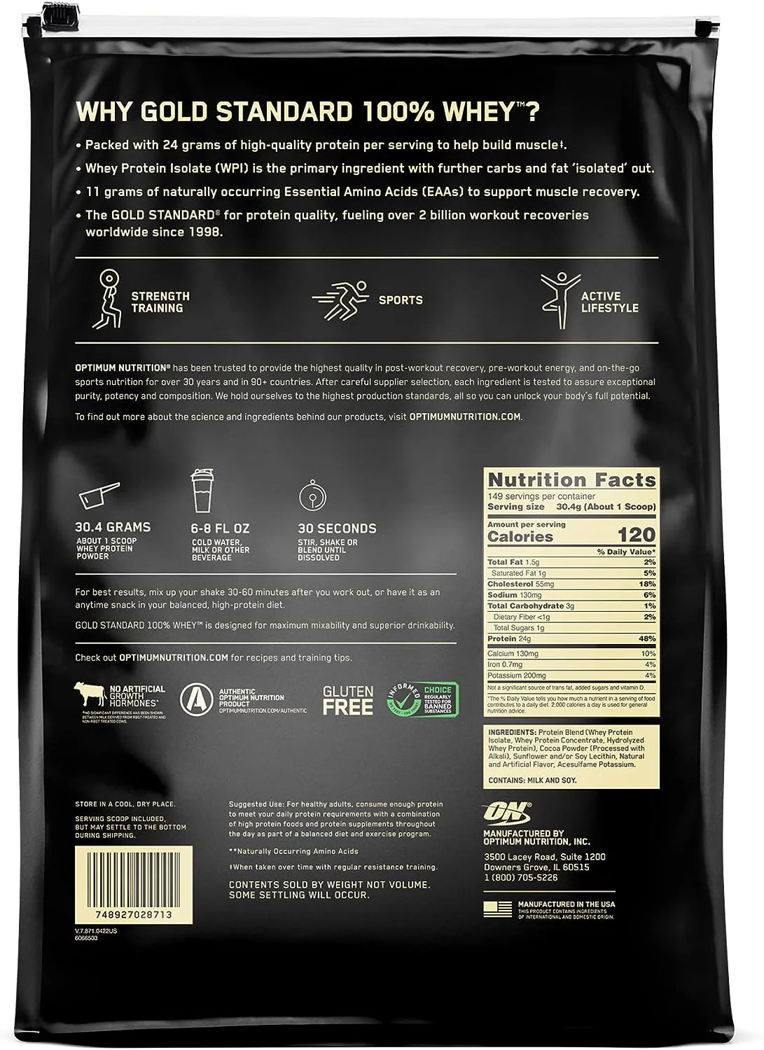 Optimum Gold Standard 100% Whey - Image 41