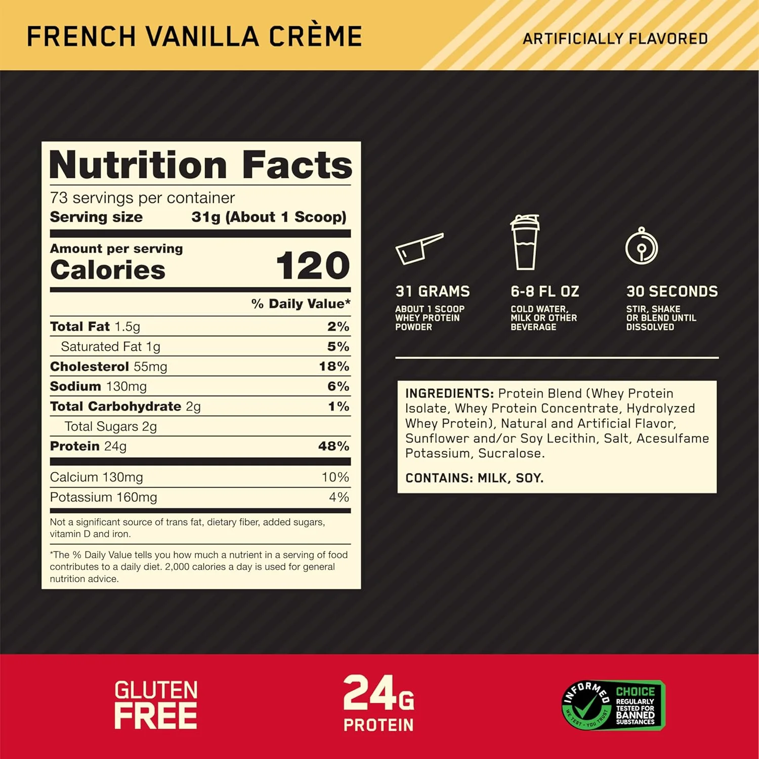 Optimum Gold Standard 100% Whey - Image 84
