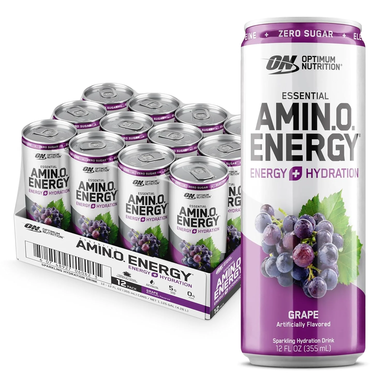 Optimum Nutrition Amino Energy Sparkling , Hydration Drink, Electrolytes, Amino Acids - Image 14