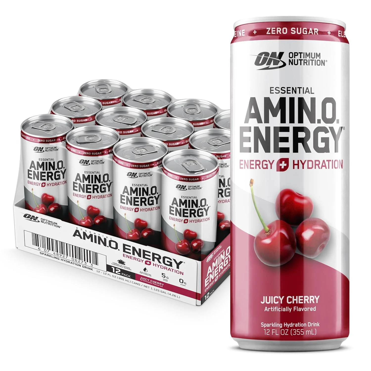 Optimum Nutrition Amino Energy Sparkling , Hydration Drink, Electrolytes, Amino Acids - Image 2