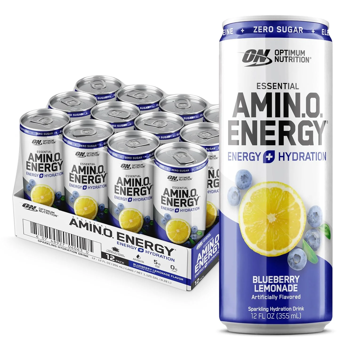 Optimum Nutrition Amino Energy Sparkling , Hydration Drink, Electrolytes, Amino Acids - Image 8