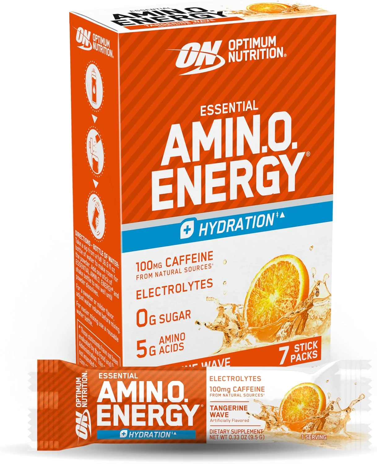 Optimum Nutrition Essential Amino Energy Plus Electrolytes Stick Packs