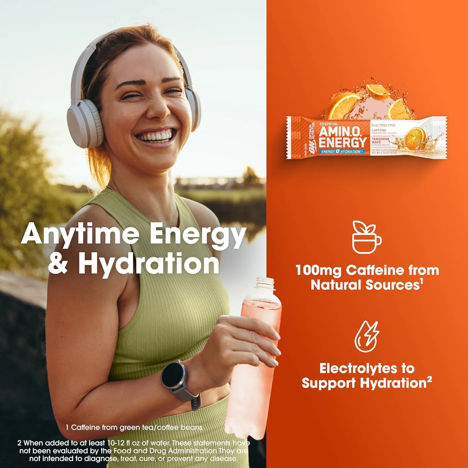Optimum Nutrition Essential Amino Energy Plus Electrolytes Stick Packs - Image 5