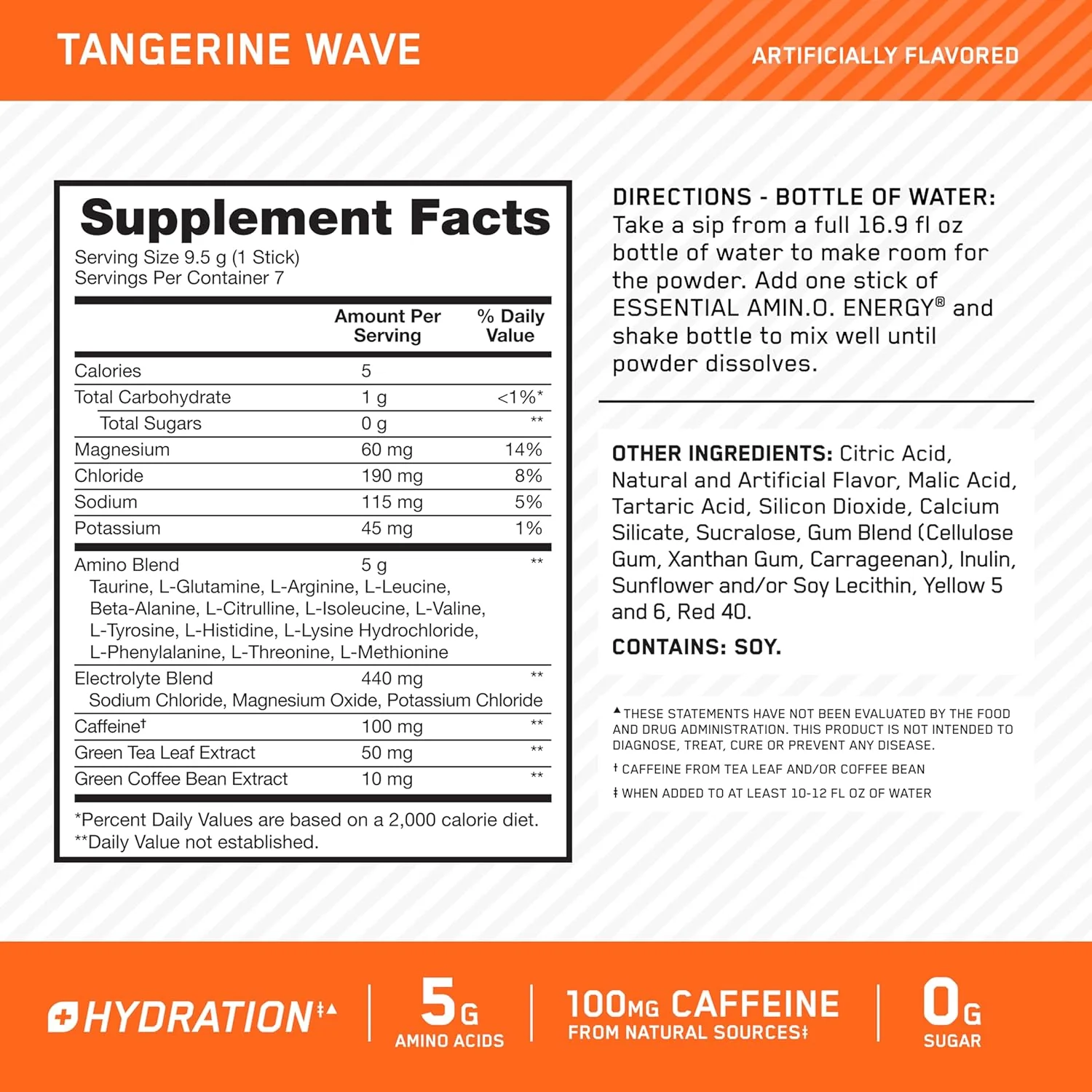 Optimum Nutrition Essential Amino Energy Plus Electrolytes Stick Packs - Image 7
